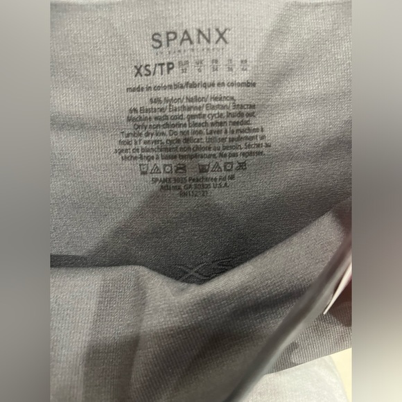 NWT Spanx Cropped Lamn Leggings- Sage Camo - Picture 9 of 9